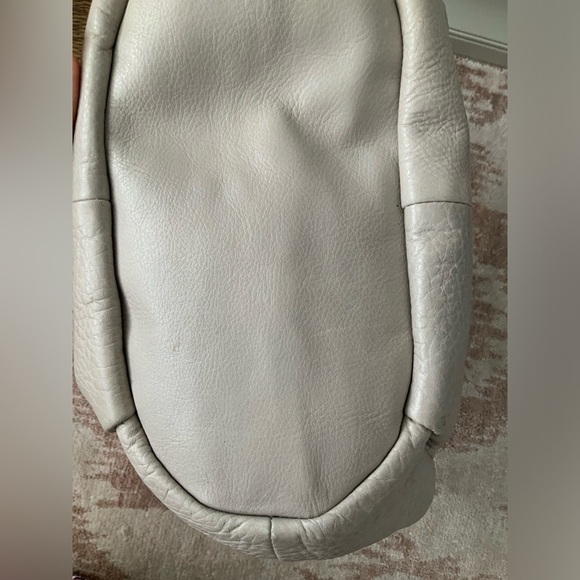 Vintage Y2K 2011 COACH Madison F1120-17016 Leather Drawstring Grey Bag LIKE NEW - Picture 10 of 16